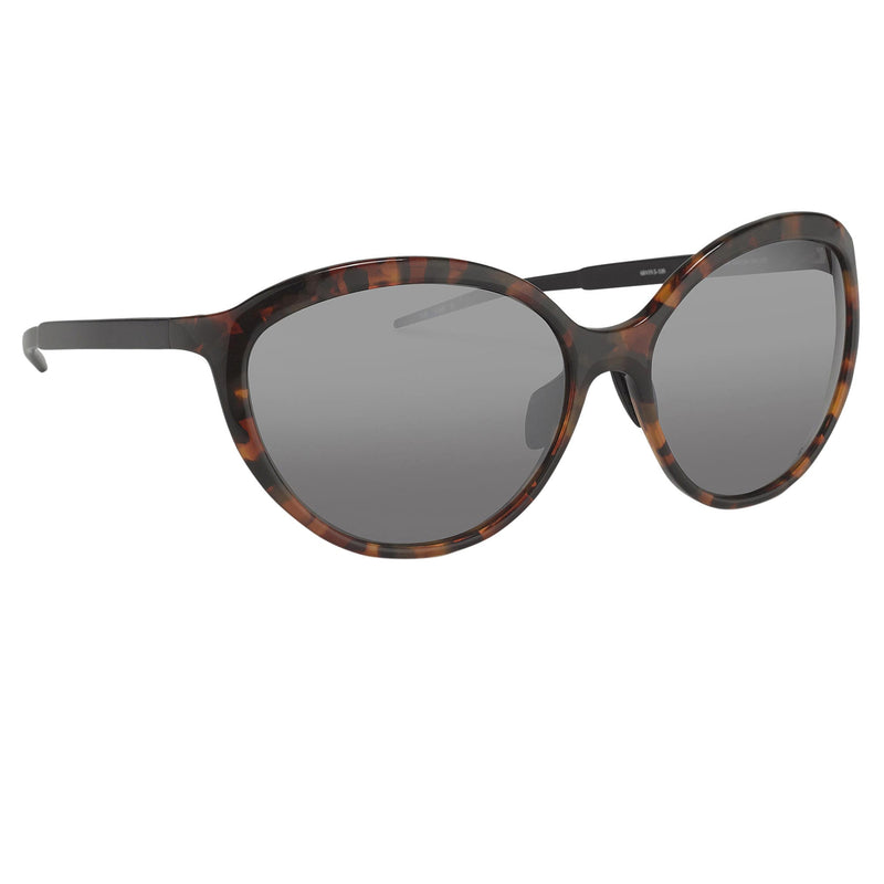 Prabal Gurung Sunglasses Female Oversized TortoiseShell Category 3 Grey Lenses PG22C6SUN - WatchPilot