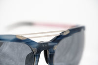 Prabal Gurung Sunglasses Female Special Frame Blue Horn Category 3 Black Lenses PG21C1SUN - WatchPilot