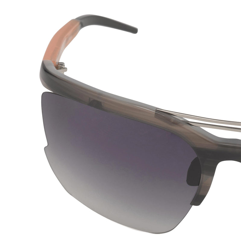 Prabal Gurung Sunglasses Female Special Frame Grey Orange Category 3 Grey Gradient Lenses PG21C3SUN - WatchPilot