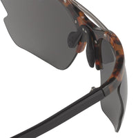 Prabal Gurung Sunglasses Female Special Frame Tortoiseshell Category 3 Black Lenses PG21C6SUN - WatchPilot