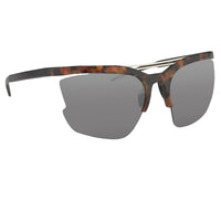 Prabal Gurung Sunglasses Female Special Frame Tortoiseshell Category 3 Black Lenses PG21C6SUN - WatchPilot