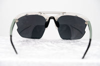 Prabal Gurung Sunglasses Female Special Frame White Horn Category 3 Blue Mirror Lenses PG21C4SUN - WatchPilot