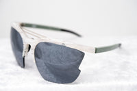 Prabal Gurung Sunglasses Female Special Frame White Horn Category 3 Blue Mirror Lenses PG21C4SUN - WatchPilot