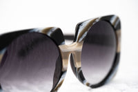 Prabal Gurung Sunglasses Female Square Cream Taupe Horn Category 3 Lenses Grey Graduated PG20C2SUN - WatchPilot