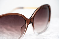 Prabal Gurung Sunglasses Oversized Female Maroon To Clear Frame Category 2 Red Gradient Lenses PG23C4SUN - WatchPilot