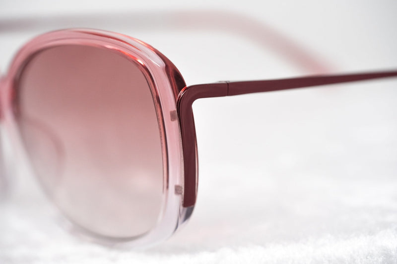 Prabal Gurung Sunglasses Oversized Female Pink to Clear/Metallic Pink Frame Category 1 Pink Gradient Lenses PG23C5SUN - WatchPilot