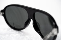 Prabal Gurung Sunglasses Unisex Aviator Black Acetate CAT3 Grey Lenses PG16C1SUN - WatchPilot