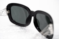 Prabal Gurung Sunglasses Women's Rectangle Black Acetate CAT3 Grey Lenses PG13C1SUN - WatchPilot