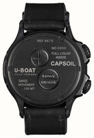 U-Boat Men's Watch Capsoil Doppiotempo 55mm Black Rehaut 9675