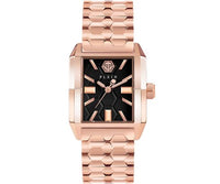 Philipp Plein Ladies Watch Street Couture Offshore Square Rose Gold IP PWMAA0822