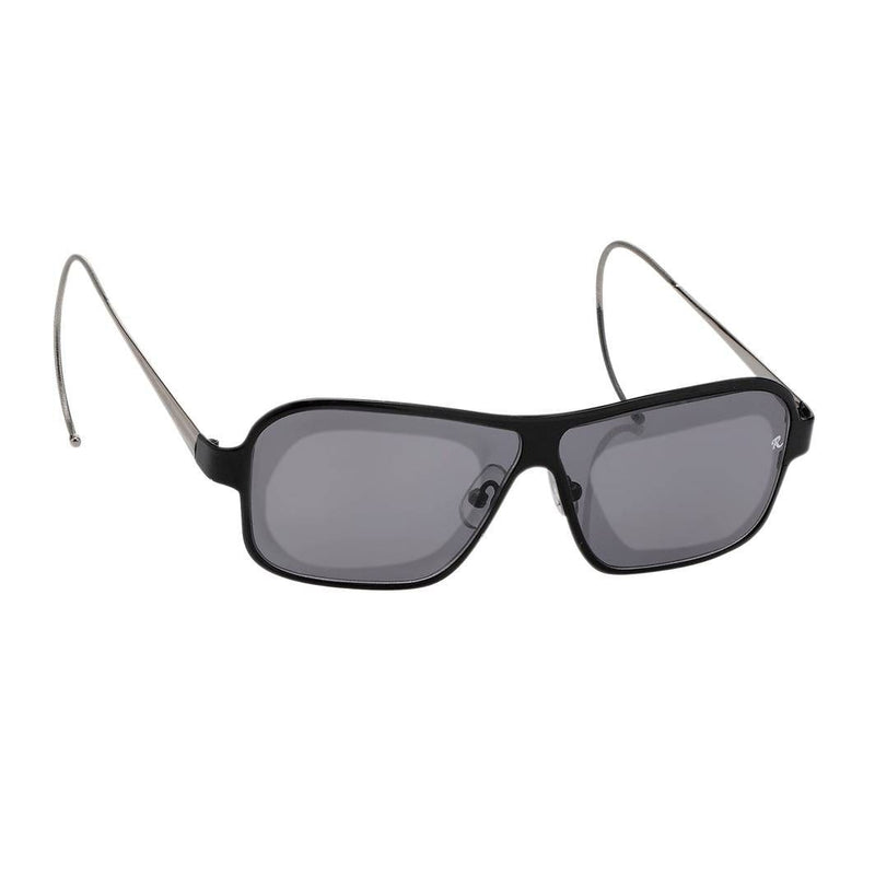 Raf Simons Sunglasses Rectangular Black and Grey Lenses Category 4 - RAF19C1SUN - WatchPilot