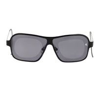 Raf Simons Sunglasses Rectangular Black and Grey Lenses Category 4 - RAF19C1SUN - WatchPilot