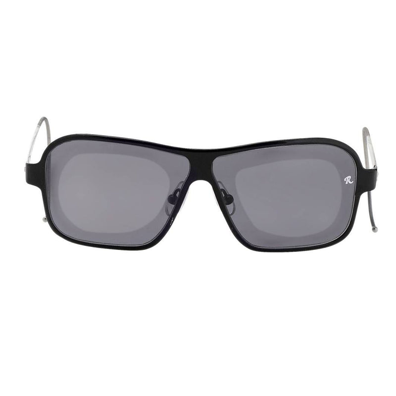 Raf Simons Sunglasses Rectangular Black and Grey Lenses Category 4 - RAF19C1SUN - WatchPilot