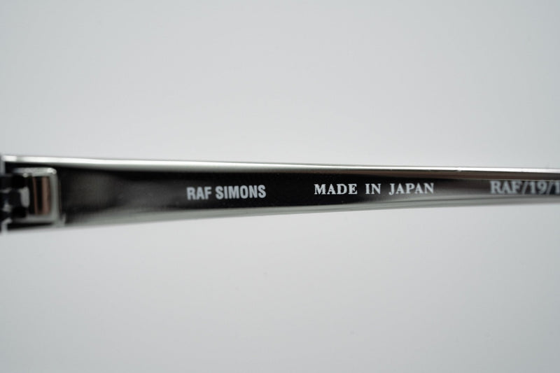 Raf Simons Sunglasses Rectangular Black and Grey Lenses Category 4 - RAF19C1SUN - WatchPilot