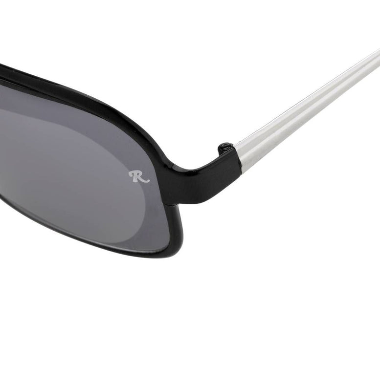 Raf Simons Sunglasses Rectangular Black and Grey Lenses Category 4 - RAF19C1SUN - WatchPilot