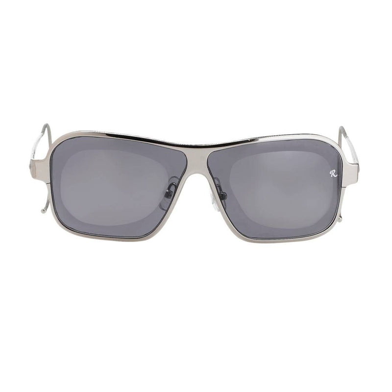 Raf Simons Sunglasses Rectangular Silver and Grey Lenses Category 4 - RAF19C2SUN - WatchPilot