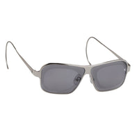 Raf Simons Sunglasses Rectangular Silver and Grey Lenses Category 4 - RAF19C2SUN - WatchPilot