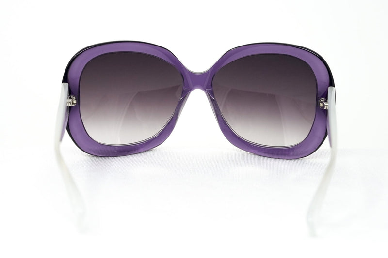 Rue De Mail Sunglasses Oversized Purple and White - WatchPilot