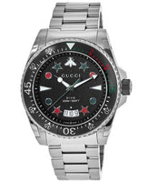 Gucci Watch Dive 40mm Black YA136221