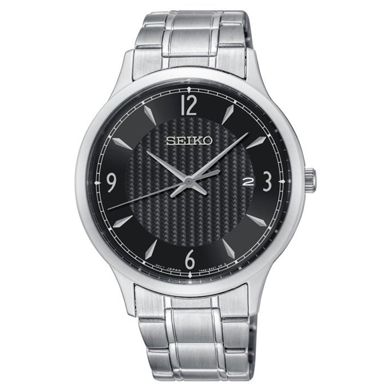 Seiko Classic Men's Black Watch SGEH81P1