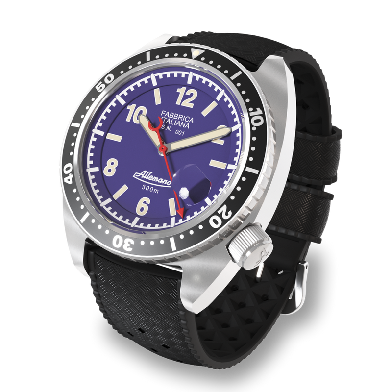 Allemano 1973 Shark Diver Men's Violet Watch SH-A-1973-P-V-DP