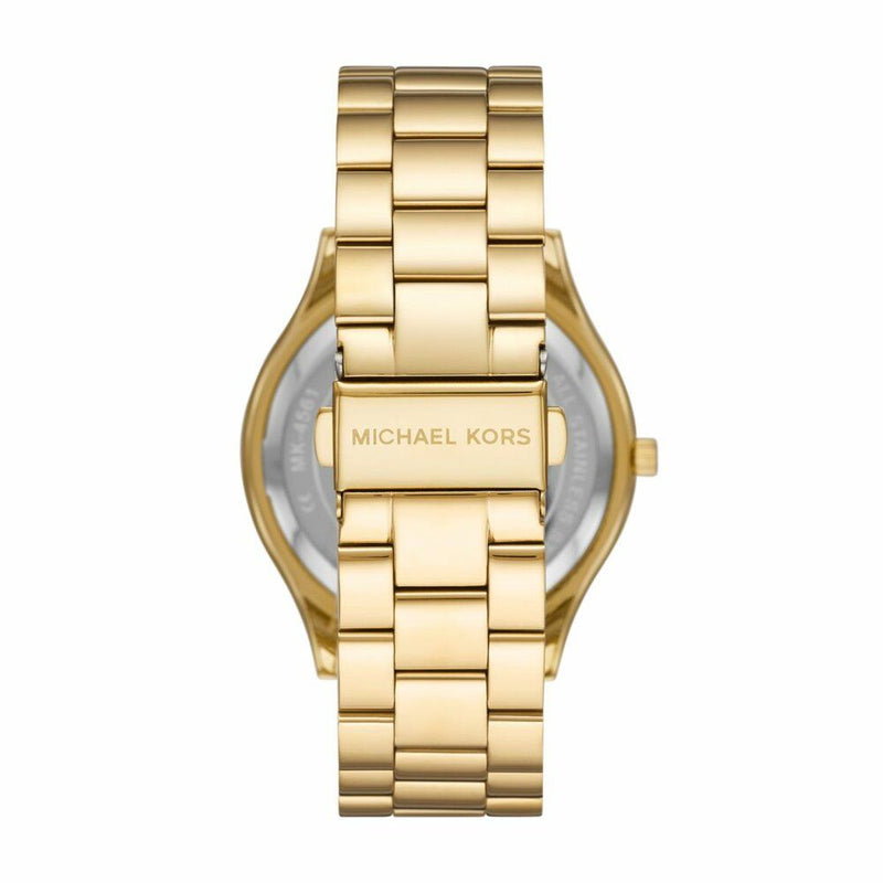 Michael Kors Ladies Watch Slim Runway 42mm Gold MK4561