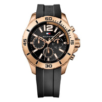 Tommy Hilfiger Men's Watch Chronograph Cool Sport Rose Gold 1791145 - Watches & Crystals