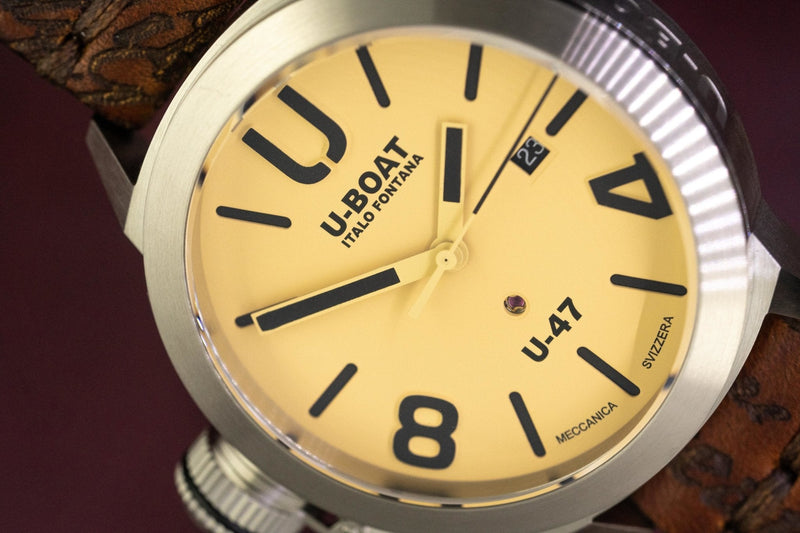 U-Boat Classico U-47 Date Beige - WatchPilot