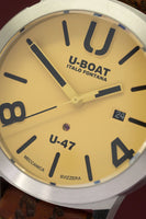 U-Boat Classico U-47 Date Beige - WatchPilot