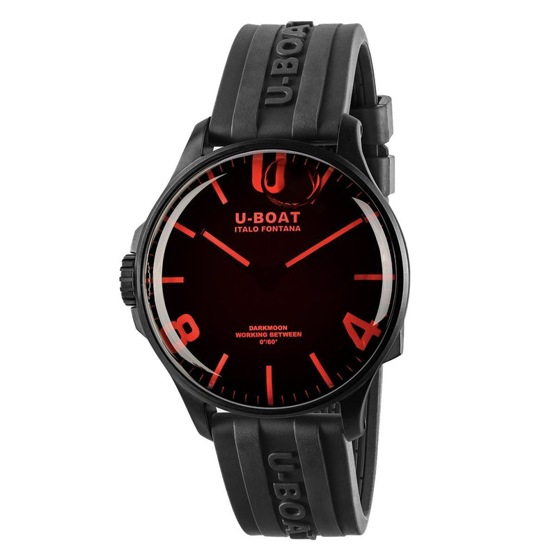 U-Boat Darkmoon 44 Red Sapphire IP Black - 2021 EDITION 8466/B - WatchPilot