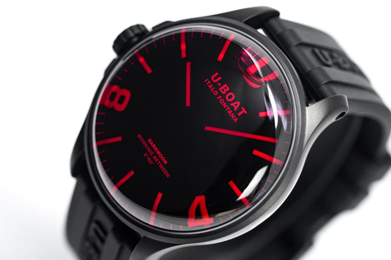 U-Boat Darkmoon 44 Red Sapphire IP Black - 2021 EDITION 8466/B - WatchPilot