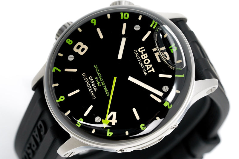 U-Boat Watch Capsoil Doppiotempo 45 Green Rehaut 8838/A - WatchPilot