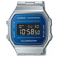 Casio Vintage Unisex Silver Watch A168WEM-2BEF