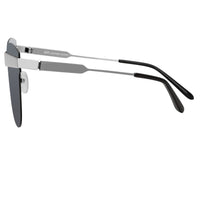 United Nude Sunglasses D-Frame Silver Black With Grey Lenses Category 3 UN2C2SUN - WatchPilot