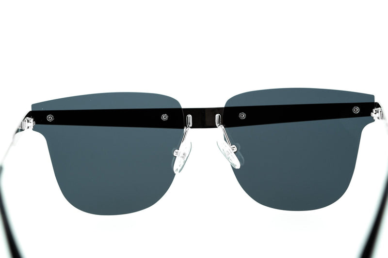 United Nude Sunglasses D-Frame Silver Black With Grey Lenses Category 3 UN2C2SUN - WatchPilot