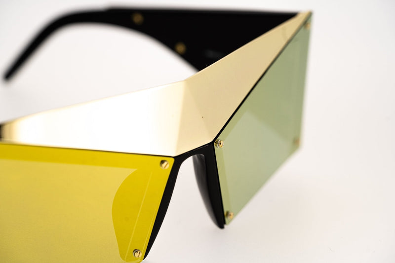 United Nude Sunglasses Special Gold Black With Gold Yellow Mirror Lenses Category 3 UN1C3SUN - WatchPilot