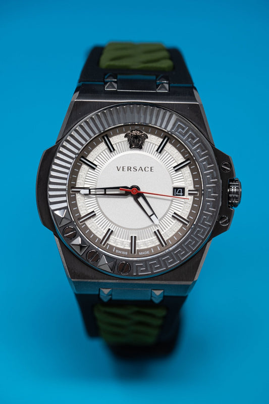 Versace Chain Reaction Date White - WatchPilot