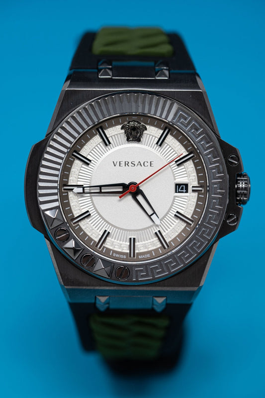 Versace Chain Reaction Date White - WatchPilot