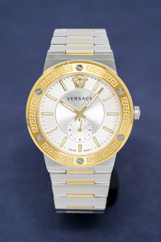 Versace Greca Logo Small Seconds Two-Tone VEVI00320 - WatchPilot