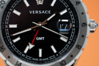 Versace Hellenyium GMT Black - WatchPilot