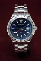 Versace Hellenyium GMT Blue - WatchPilot