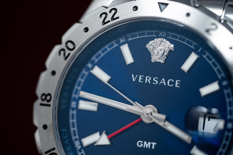 Versace Hellenyium GMT Blue - WatchPilot