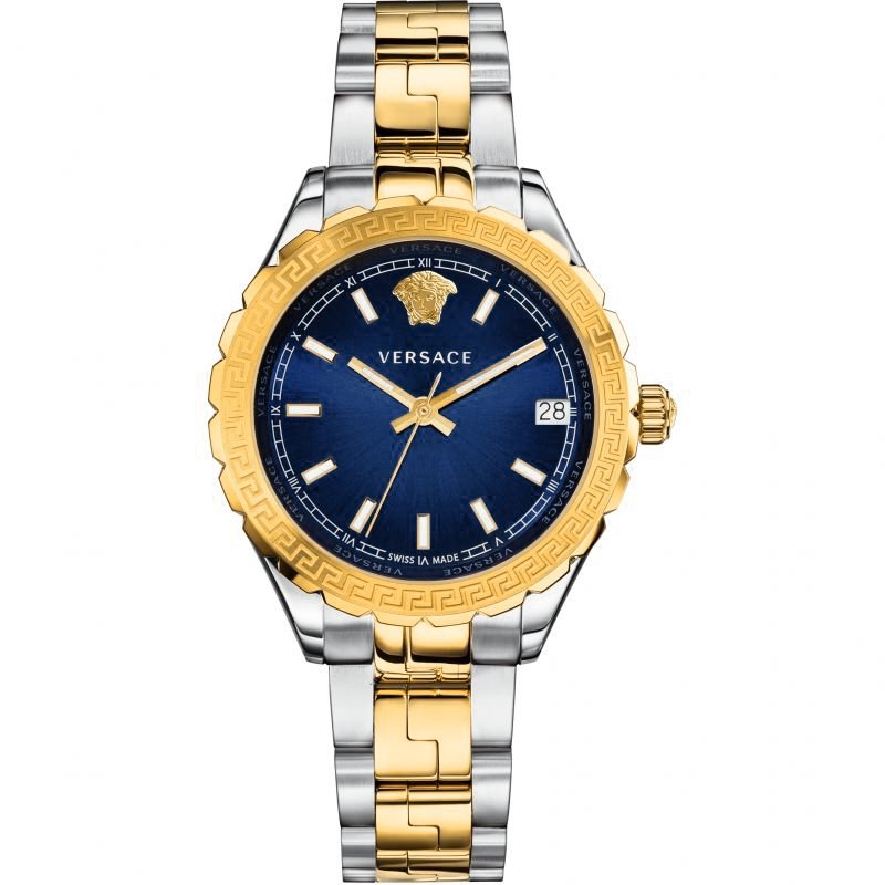 Versace Ladies Hellenyium Two-Tone Blue V12060017 - WatchPilot