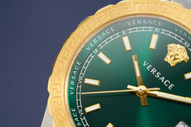 Versace Ladies Hellenyium Two-Tone Green V12050015 - WatchPilot