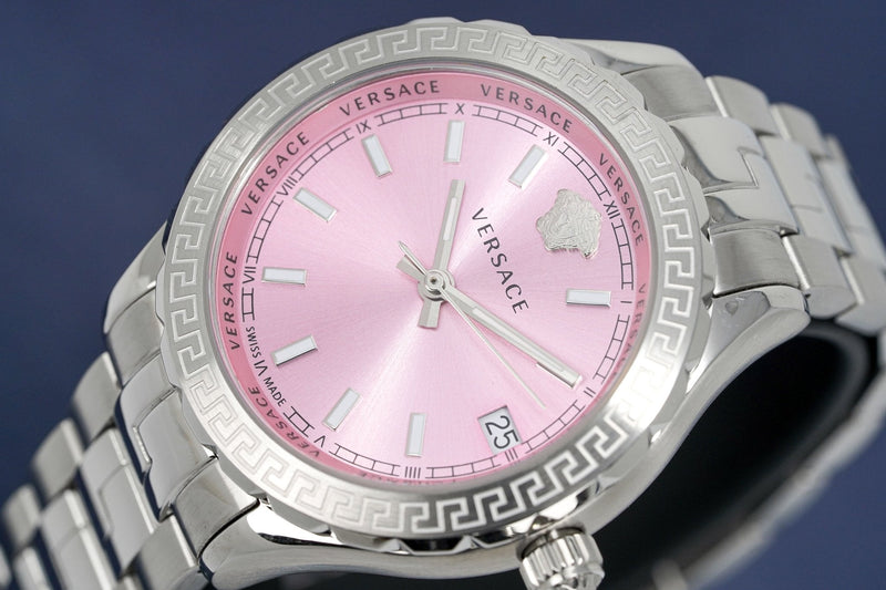 Versace Ladies Watch Hellenyium Pink V12010015 - WatchPilot