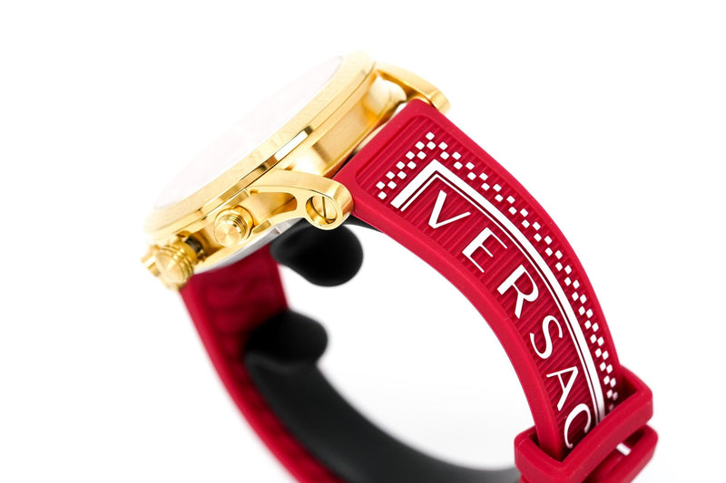 Versace Ladies Watch Sport Tech Chronograph Red Gold VEKB00322 - WatchPilot