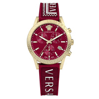 Versace Ladies Watch Sport Tech Chronograph Red Gold VEKB00322 - WatchPilot