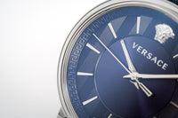 Versace Men's V-Circle Watch Blue VE5A00120 - WatchPilot