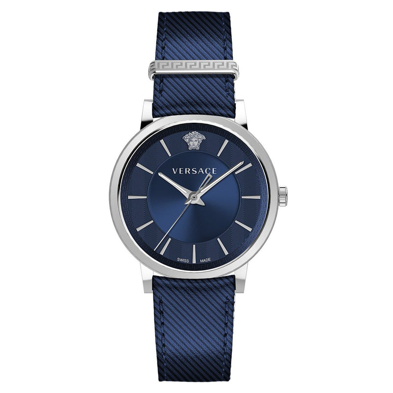 Versace Men's V-Circle Watch Blue VE5A00120 - WatchPilot