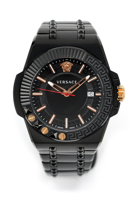 Versace Men's Watch Chain Reaction Black VEDY00719 - WatchPilot